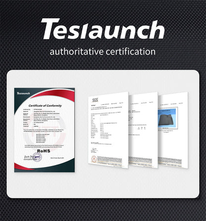 All Weather TPE Interior Floor Mats Cargo Liners Set for Tesla 2021-2024 Model X