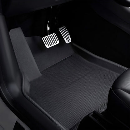All Weather XPE Interior Floor Mats Cargo Liners Set for Tesla 2021-2024 Model Y 5 Seater