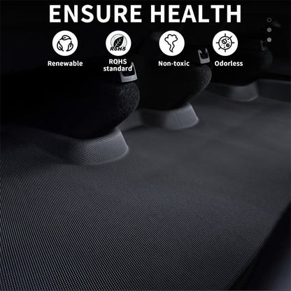 All Weather XPE Interior Floor Mats Cargo Liners Set for Tesla 2021-2024 Model Y 5 Seater