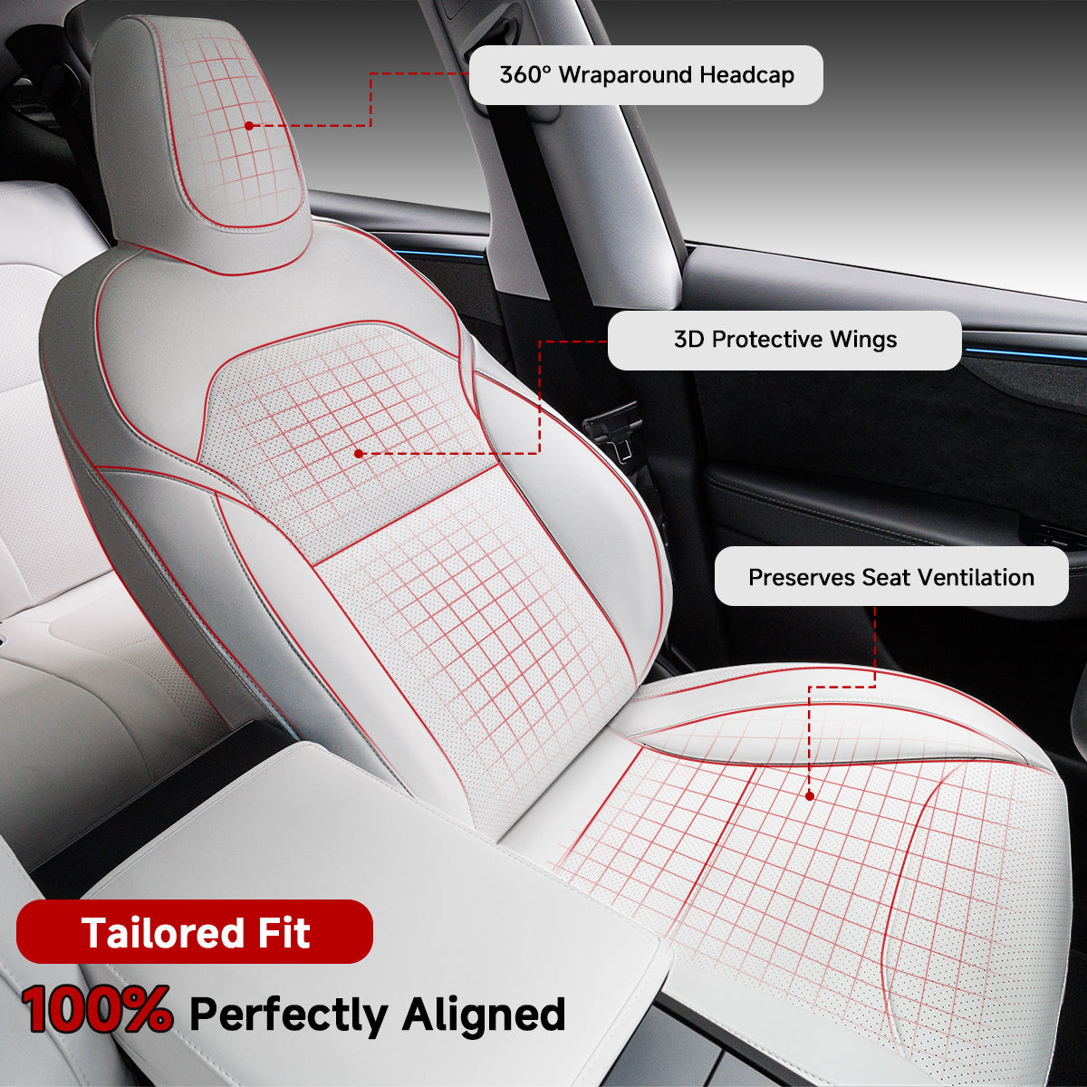 All-Inclusive Seat Cover for New Tesla Model Y Juniper 2025+