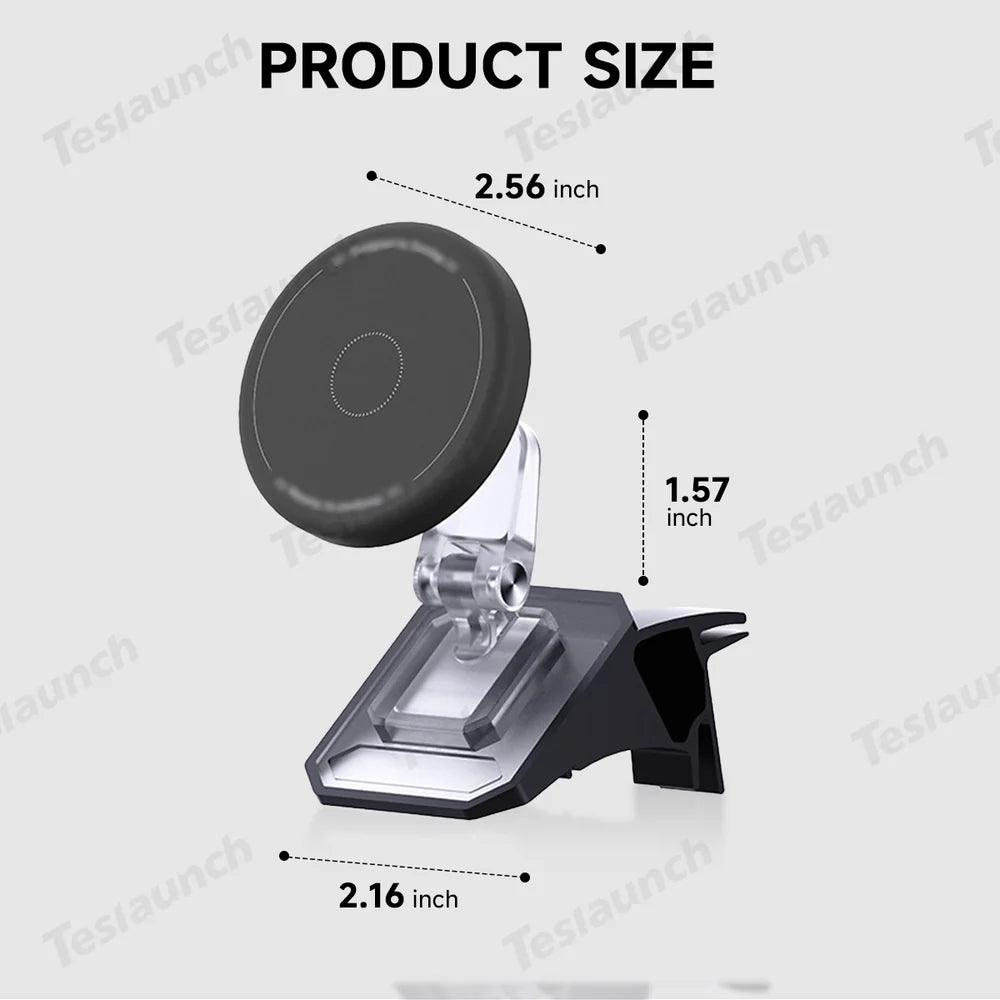 Magnetic Silicone Phone Holder for Tesla Model Y Juniper 2025+ / Model 3 Highland 2024+