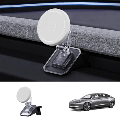 Magnetic Silicone Phone Holder for Tesla Model Y Juniper 2025+ / Model 3 Highland 2024+ Model 3 Highland 2024+ White