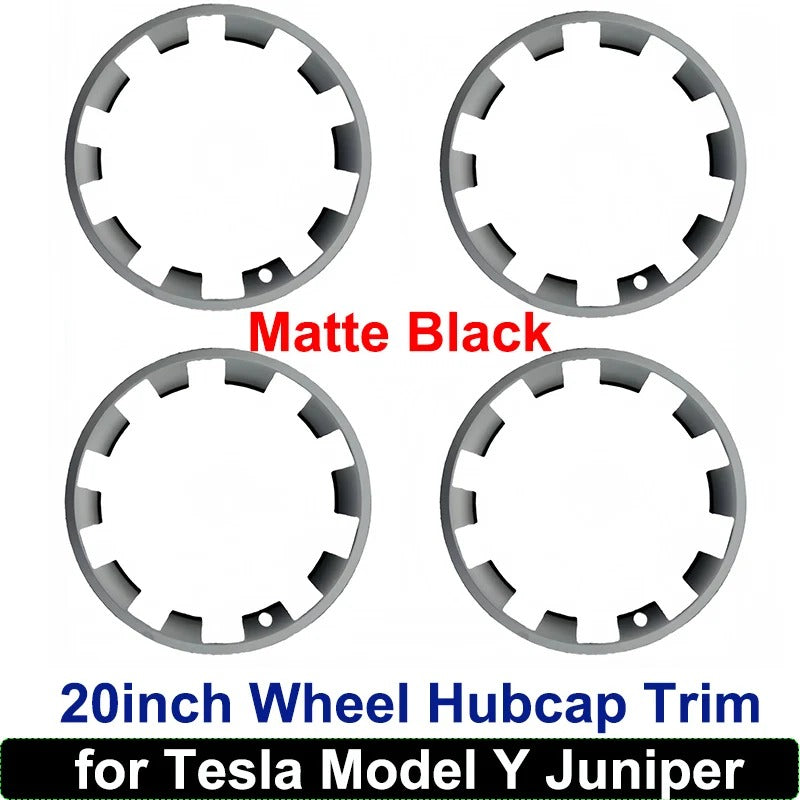 4PCS 20" ABS Rim Protectors for Tesla Model Y Juniper Curb Rash Guard