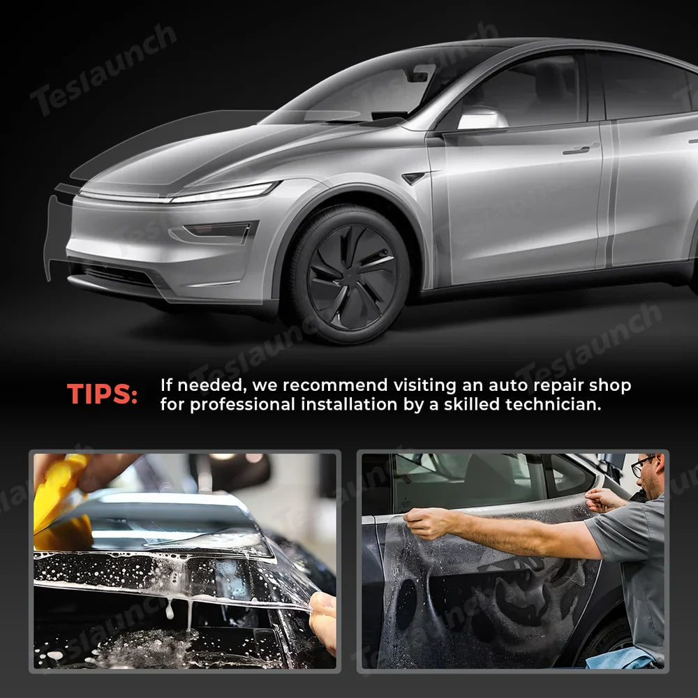Matte TPU Full Car Paint Protection Film (PPF) for Tesla Model Y Juniper 2025+