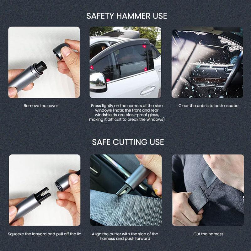 Mini Emergency Car Hammer Window Breaker for Tesla Accessories - All Models