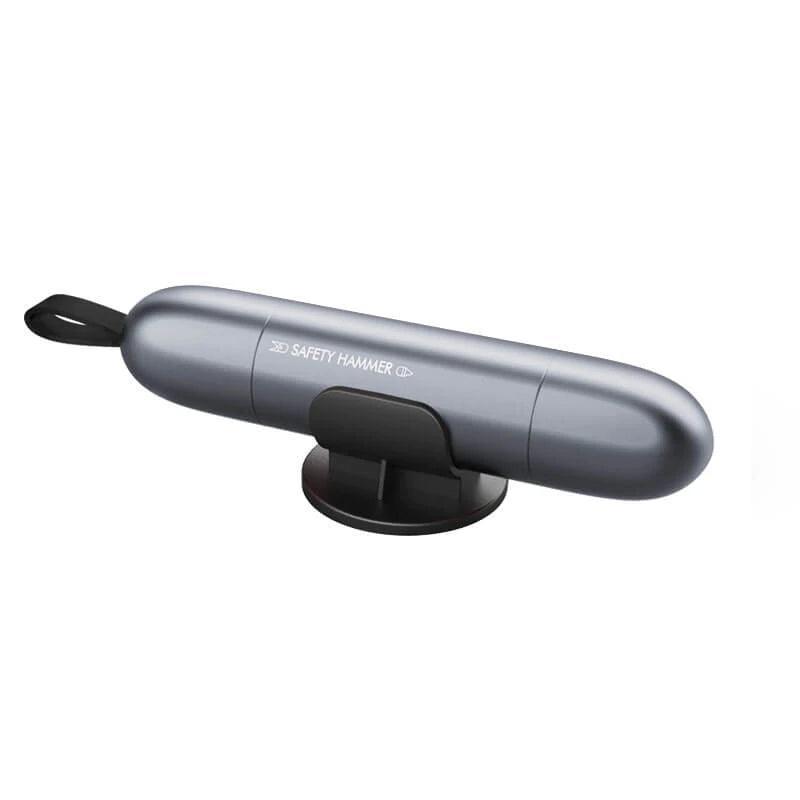 Mini Emergency Car Hammer Window Breaker for Tesla Accessories - All Models Grey