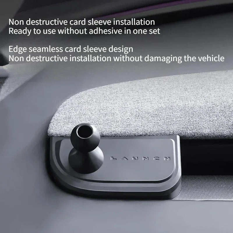360° Adjustable Magnetic Phone Mount for Tesla Model Y Juniper 2025+ / Model 3 Highland 2024+