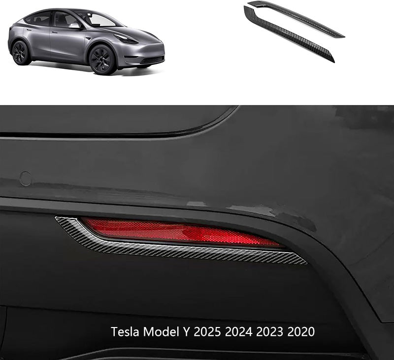 Rear Fog Lights Lamps Cover For Model 3/Y 2020-2025 Model Y