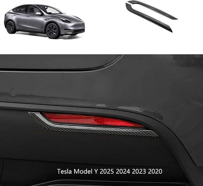 Rear Fog Lights Lamps Cover For Model 3/Y 2020-2025 Model Y