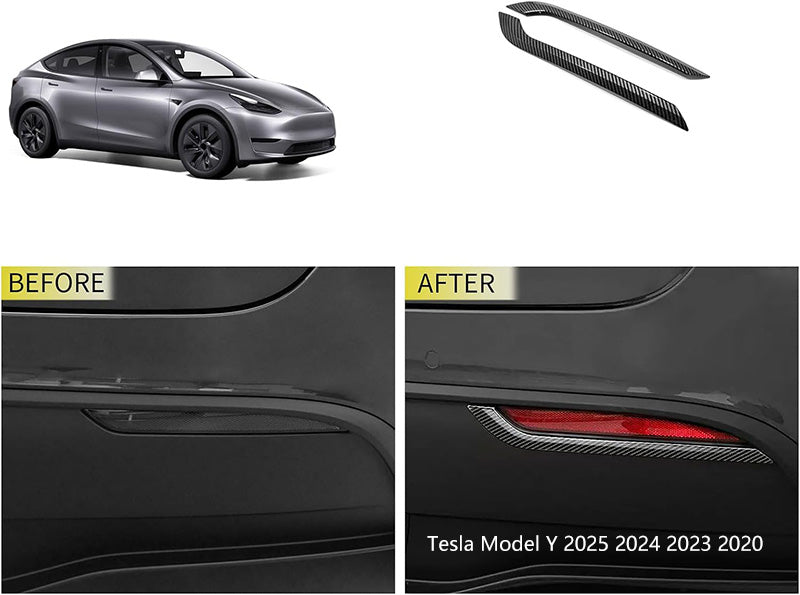 Rear Fog Lights Lamps Cover For Model 3/Y