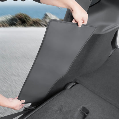 Napa Leather C-Pillar Protectors – Premium Protection for Tesla Model Y Juniper 2025+