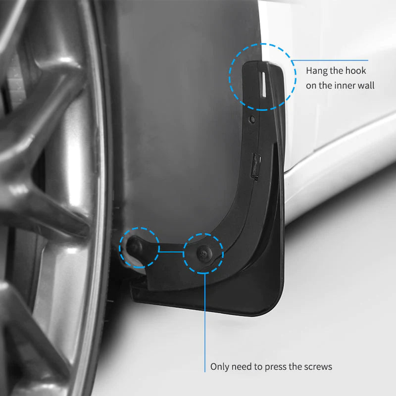 Mud Flaps Splash Guards For Tesla Model 3
