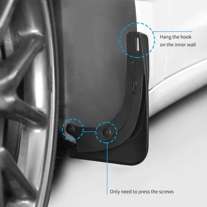 Mud Flaps Splash Guards For Tesla Model 3
