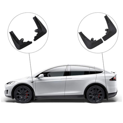 Mud Flaps Splash Guards For Tesla Model X (4 Pcs)