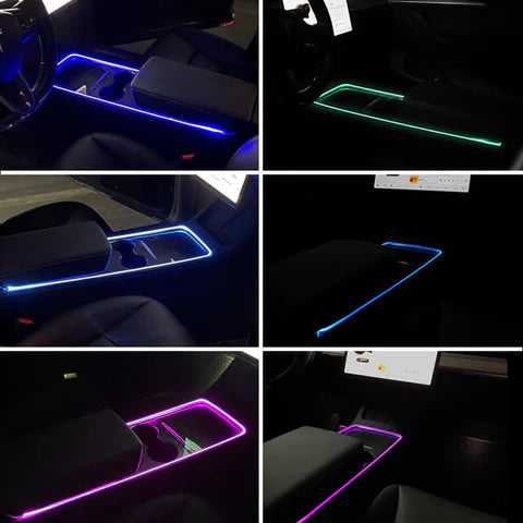 Multi-color LED Ambient Light for Tesla Model 3/Y