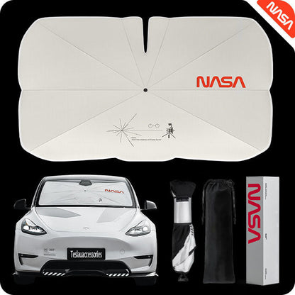 NASA Windshield Sun Shade Umbrella Fits All Cars