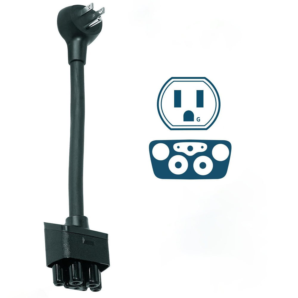 NEMA Adapter Gen 2 EV Charger Extension Cord Connector for Tesla Mobile Connector NEMA 5-15