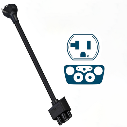NEMA Adapter Gen 2 EV Charger Extension Cord Connector for Tesla Mobile Connector NEMA 5-20