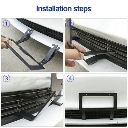 No Drill Front License Plate Frames Covers for Tesla Model 3/Y