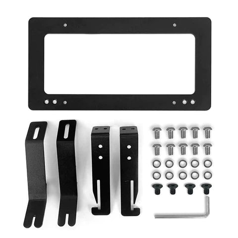 No Drill Front License Plate Frames Covers for Tesla Model 3/Y