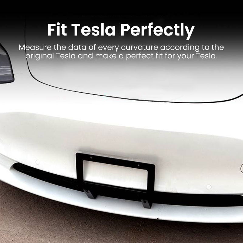 No Drill Front License Plate Frames Covers for Tesla Model 3/Y