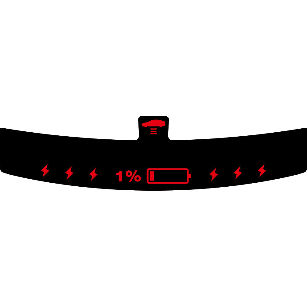 No-Installation Reflective Brake Warning Light Film Compatible With Tesla Model 3/Y