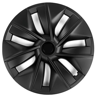Model Y 19'' Gemini Wheels Cover Hubcaps Replacement 4PCS for Tesla (2020-2024) Original Matte Black