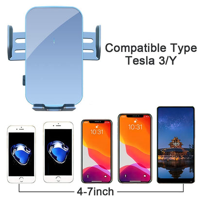 Phone Holder Solar Tesla Phone Mount For Tesla Model 3 Y
