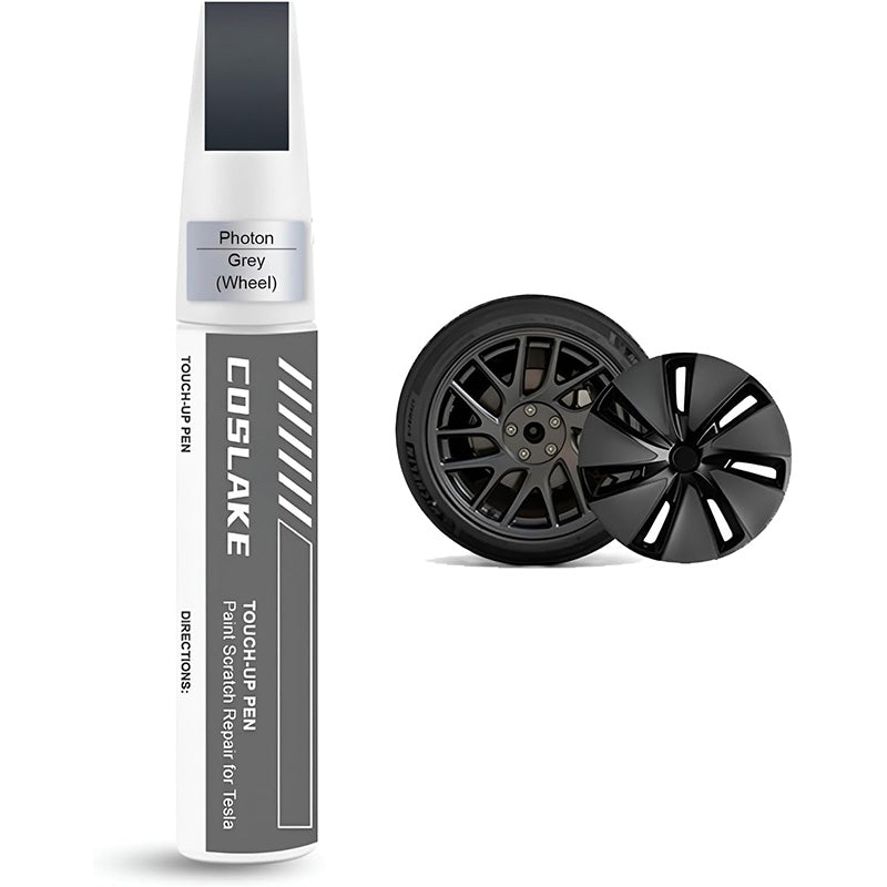 DIY Wheel Rims Touch Up Paint Pen for Tesla Model 3/Y/S/X Photon Grey