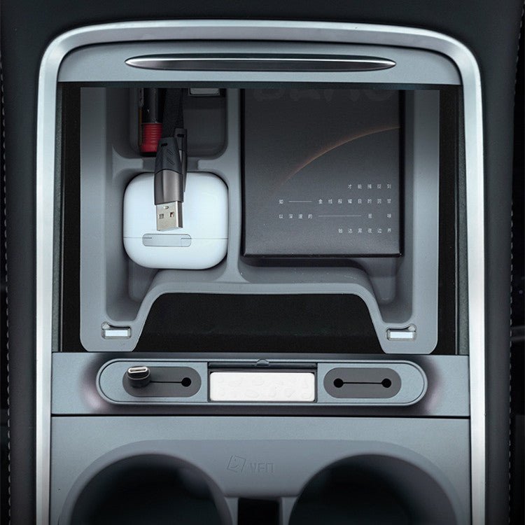 Premium Center Console Tray for Tesla Model 3 /Y 2021-2023