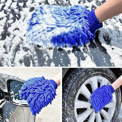 Premium Chenille Car Wash Glove Tesla Cleaner