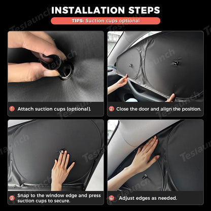 Privacy & Thermal Insulation Sunshade Curtains for 2026 New Tesla Model Y Standard