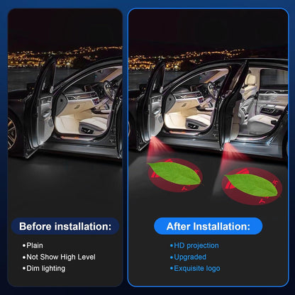 Puddle Lights Projector Door Lights 4pcs For Tesla Model Y/3/X/S