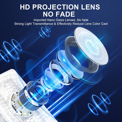 Puddle Lights Projector Door Lights 4pcs For Tesla Model Y/3/X/S