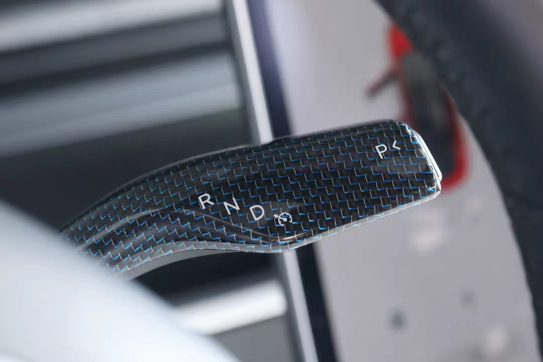 Real Carbon Fiber Stalk Cover for Tesla Model 3 Y