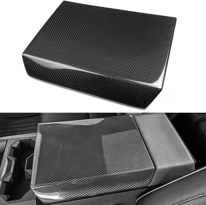 [Real Carbon Fiber] Center Console Armrest Cover for Cybertruck