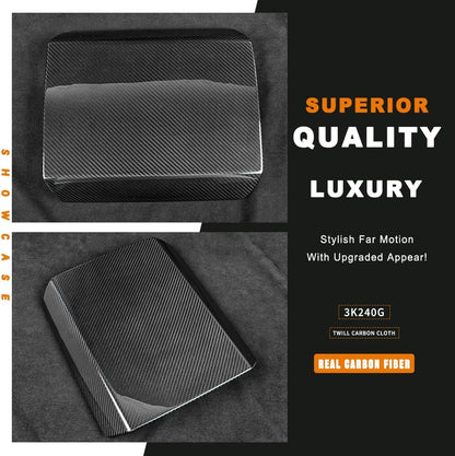 [Real Carbon Fiber] Center Console Armrest Cover for Cybertruck