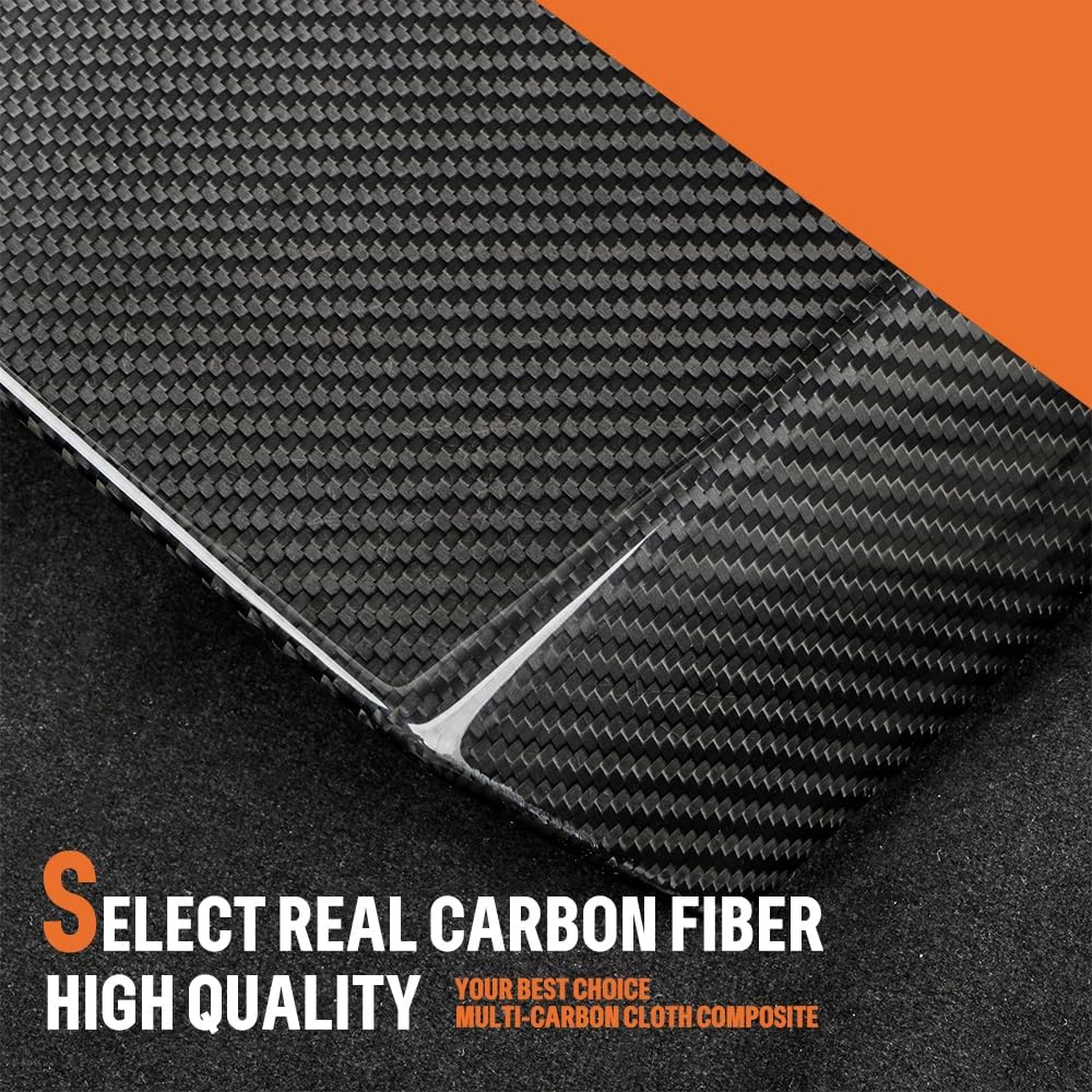 [Real Carbon Fiber] Center Console Armrest Cover for Cybertruck