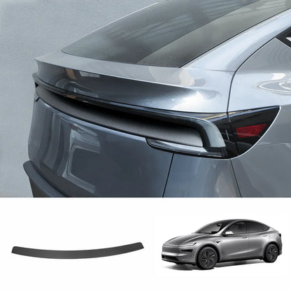 [Real Carbon Fiber] Rear Tailgate Trim Strip for Tesla Model Y Juniper 2025+ Matte Carbon Fiber