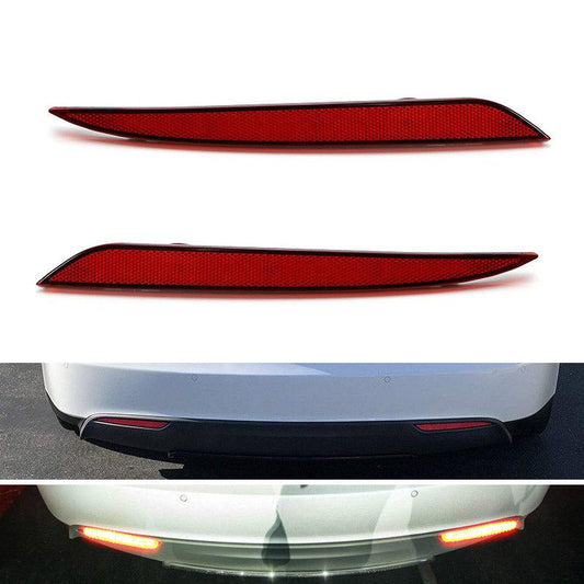 Rear Bumper Reflector Brake Light for Tesla Model 3