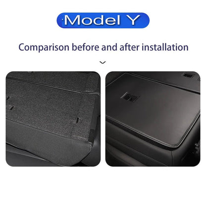 Rear Seat Back Protector All Weather Mats for Tesla Model Y 2020-2023