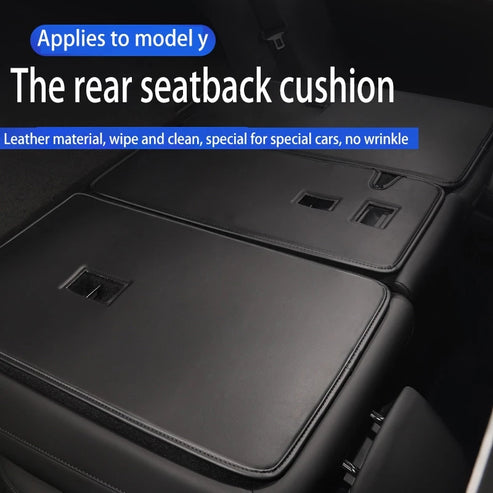 Rear Seat Back Protector All Weather Mats for Tesla Model Y 2020-2023