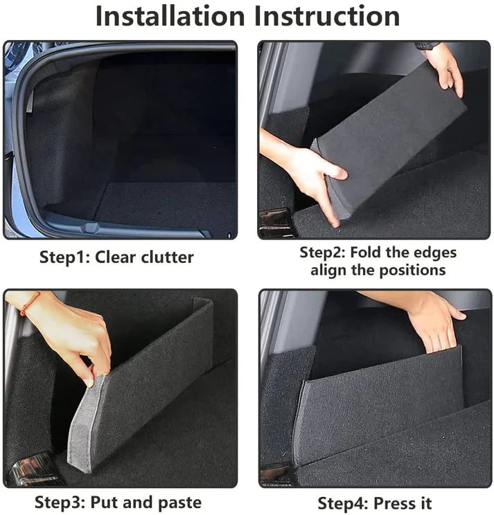 Rear Trunk Organizer Side Divider for Tesla Model 3/Y