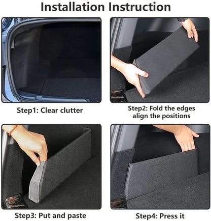 Rear Trunk Organizer Side Divider for Tesla Model 3/Y