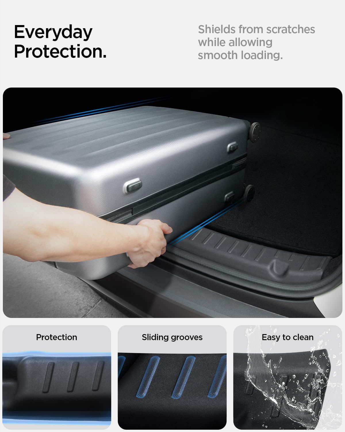 Anti-Scratch TPE Trunk Sill Protector Mat for Tesla Model Y Juniper 2025+