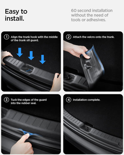 Anti-Scratch TPE Trunk Sill Protector Mat for Tesla Model Y Juniper 2025+