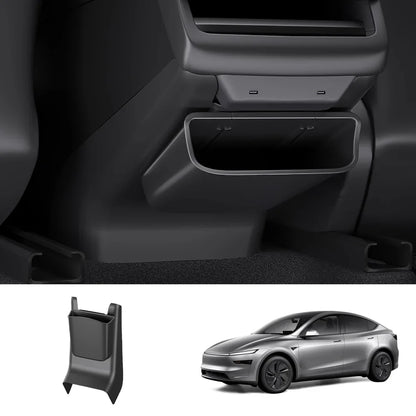 Rear Center Console Kick Guard & Storage Box for Tesla Model Y Juniper 2025+ / Model 3 Highland 2024+ Model Y Juniper 2025+ 2-Piece Set