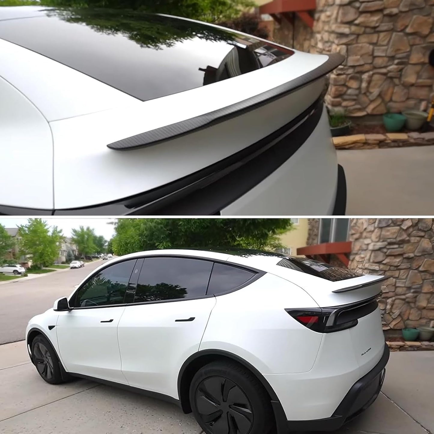 [Real Carbon Fiber] High-Performance Rear Spoiler for Tesla Model Y Juniper 2025+