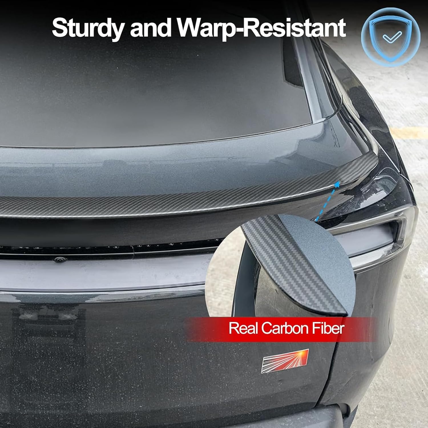 [Real Carbon Fiber] High-Performance Rear Spoiler for Tesla Model Y Juniper 2025+