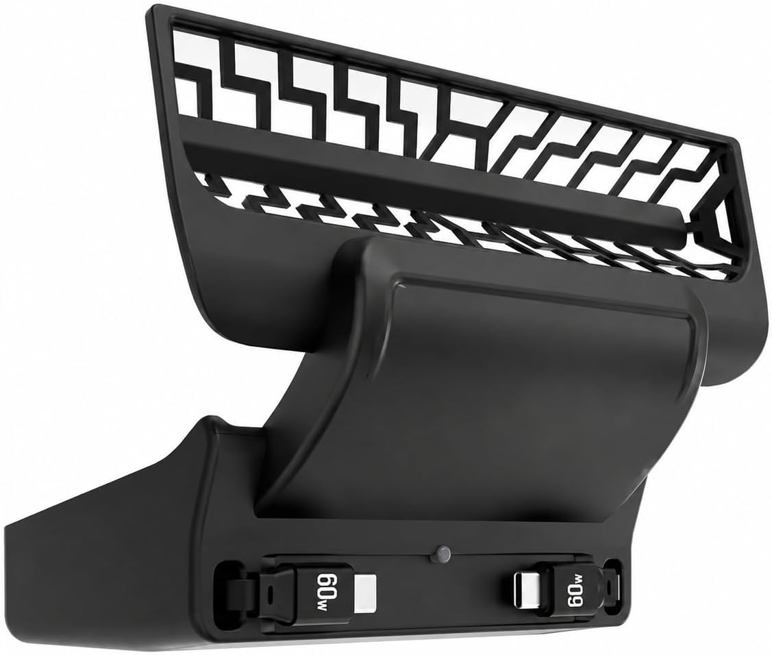 Rear USB Charger Hub for Tesla Model Y Juniper Model 3 Highland Type-C and Type-C(60w)
